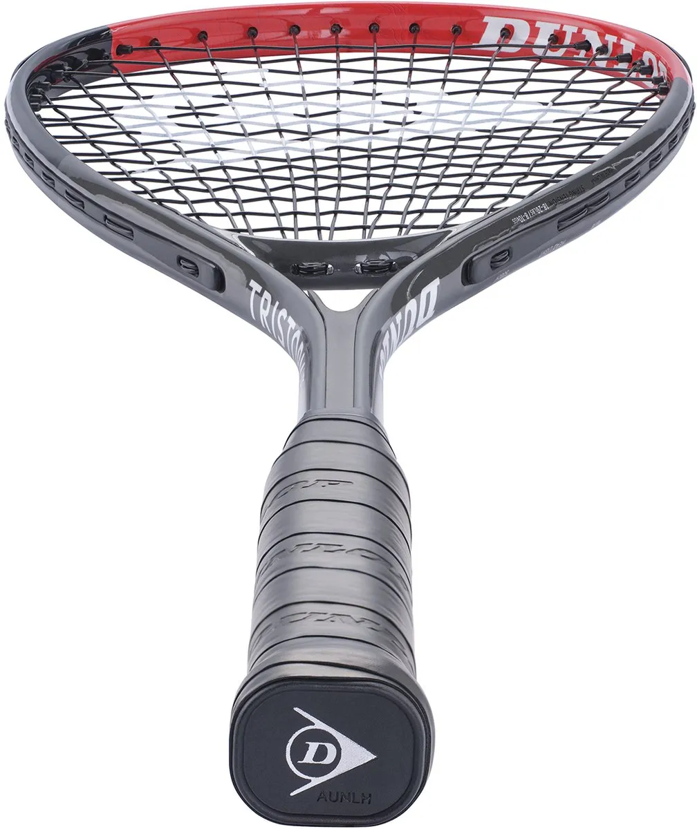 Dunlop Tristorm Lite Squashracket - Gun Metal/Red/Black