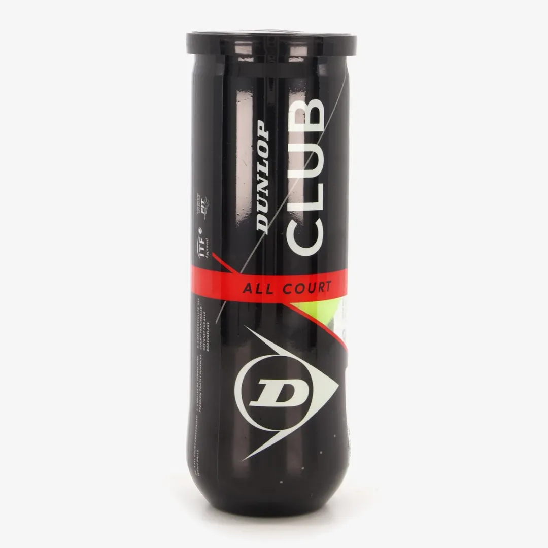 Dunlop Tennisballen All Court - 3 Stuks - Geel