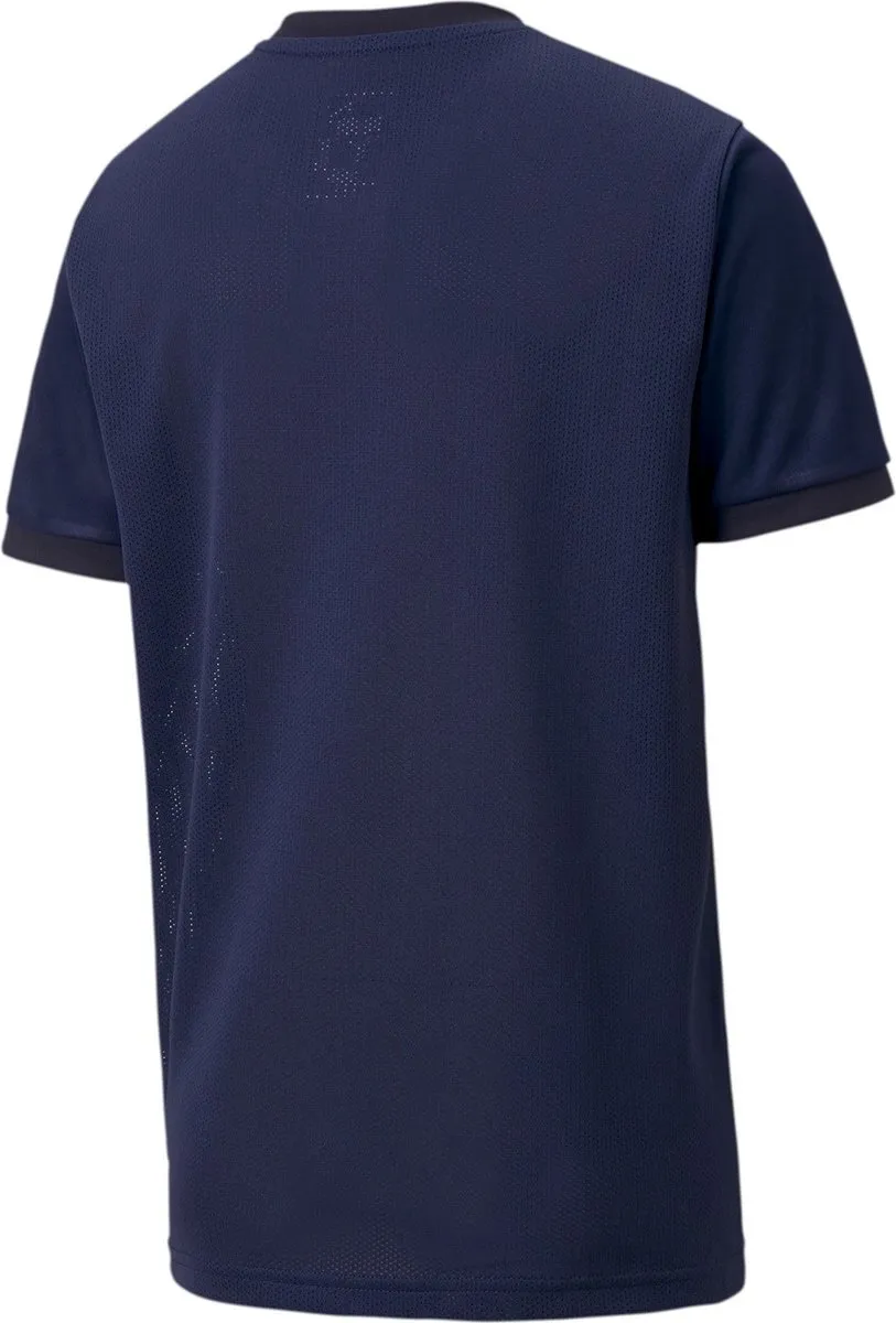 PUMA Unisex Sportshirt 152 - Navy/Wit