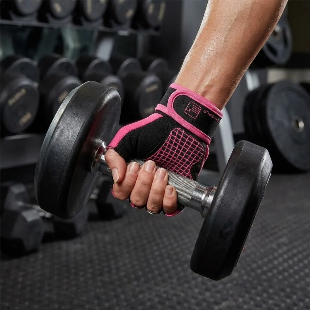 NuveX Fitness Handschoenen Roze M - Antislip Palm