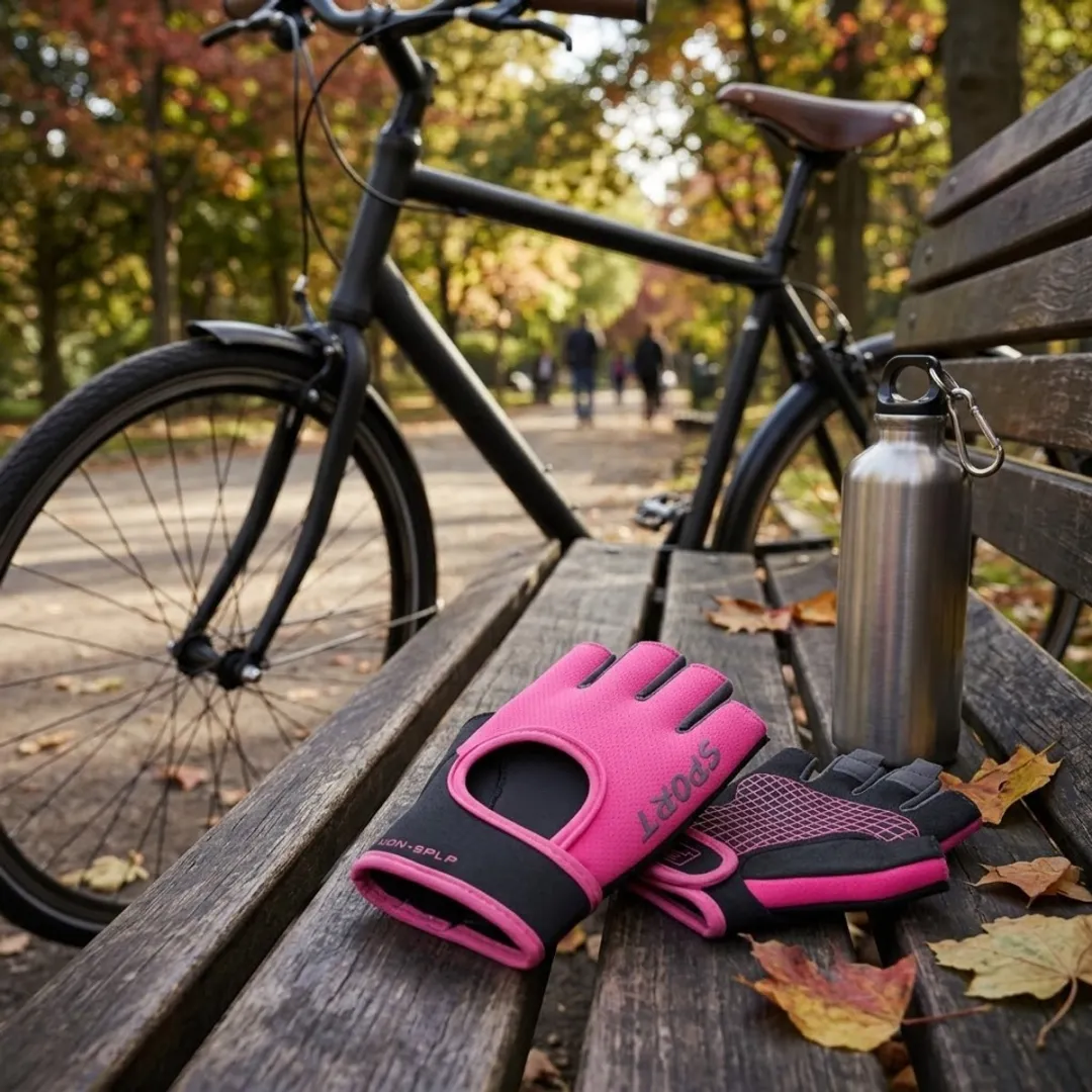 NuveX Fitness Handschoenen Roze M - Antislip Palm