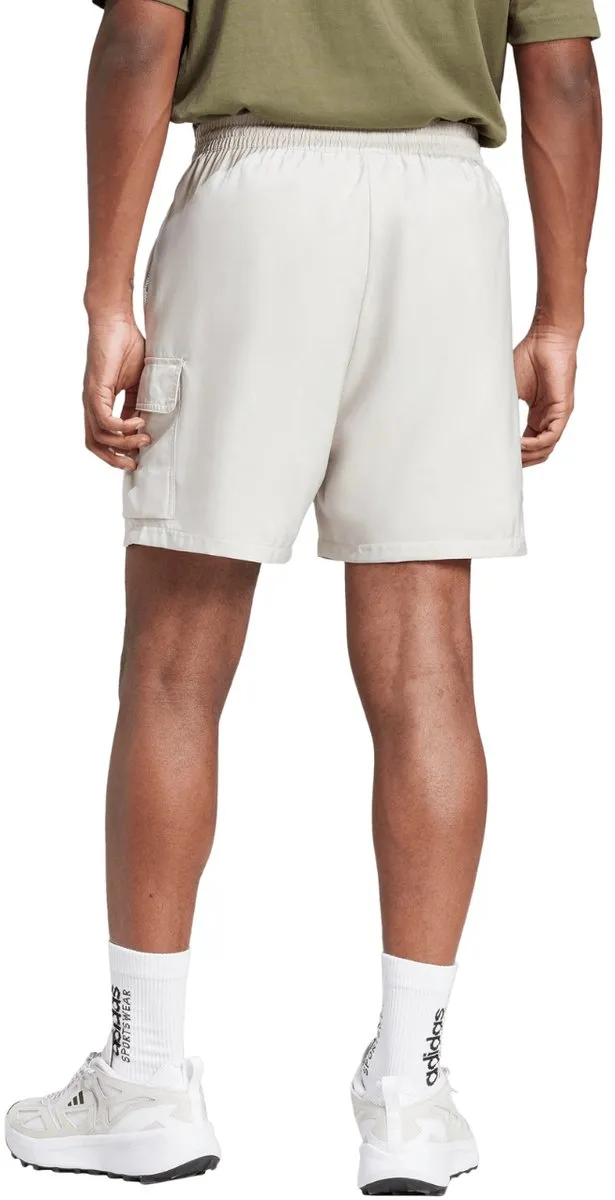 Adidas Short Heren Small Logo Cargo Wit - S