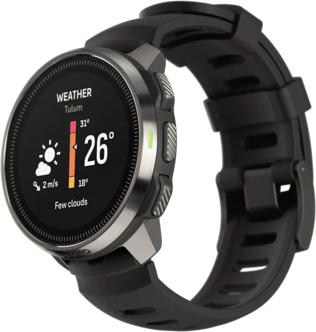 Suunto Ocean Steel Black - 1.43cm - Zwart