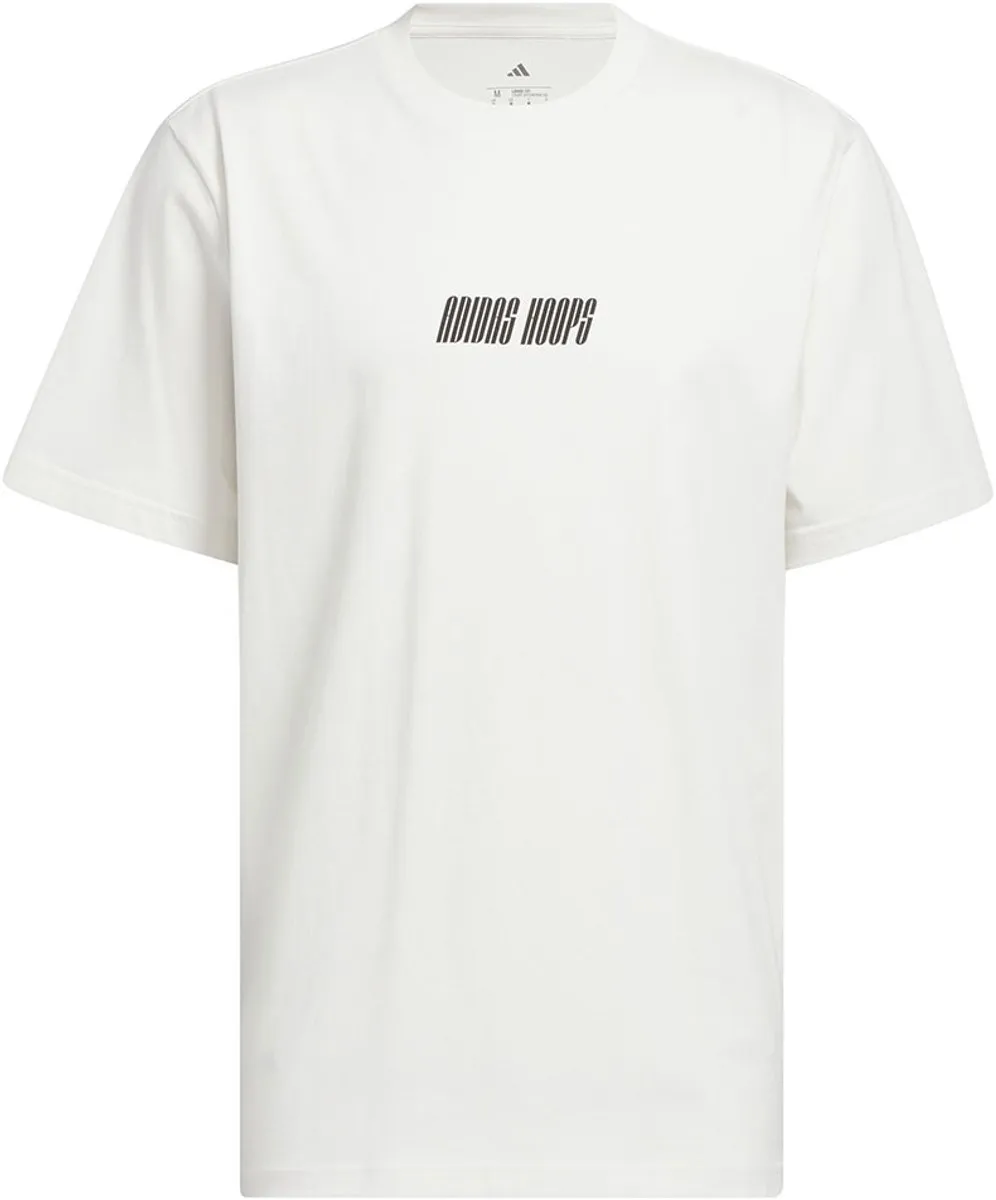 Adidas Hoops Graphic T-shirt XL - Wit