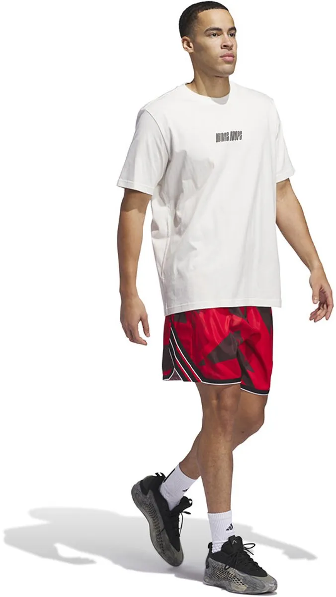 Adidas Hoops Graphic T-shirt XL - Wit