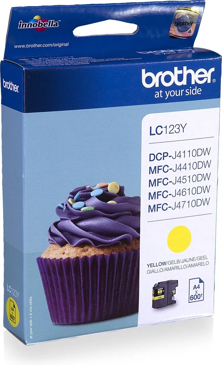 Brother LC-123Y Inktcartridge