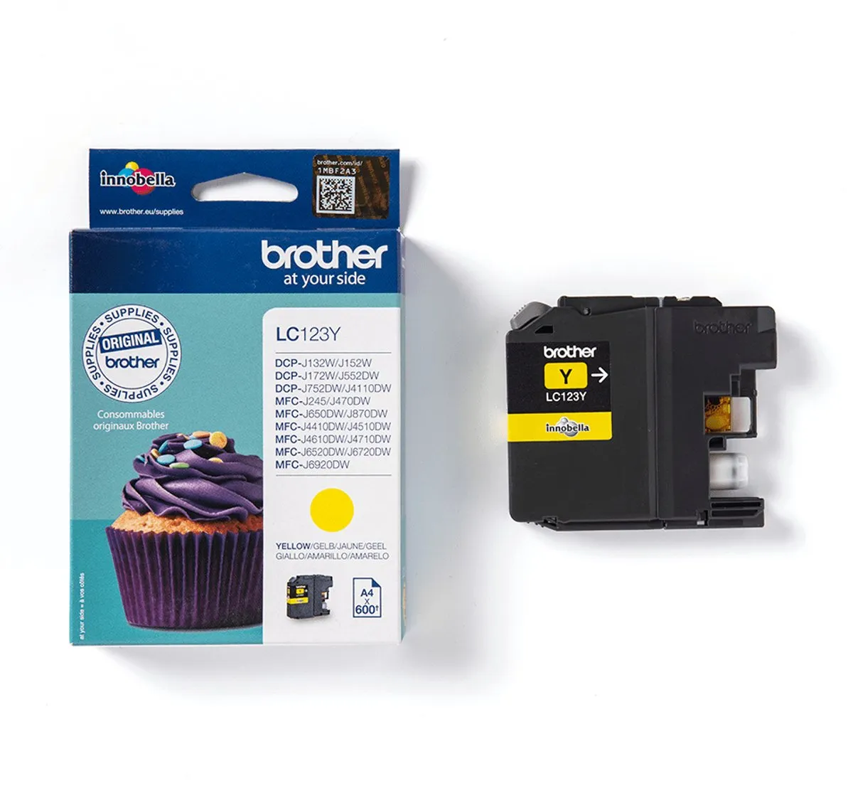 Brother LC-123Y Inktcartridge - Geel