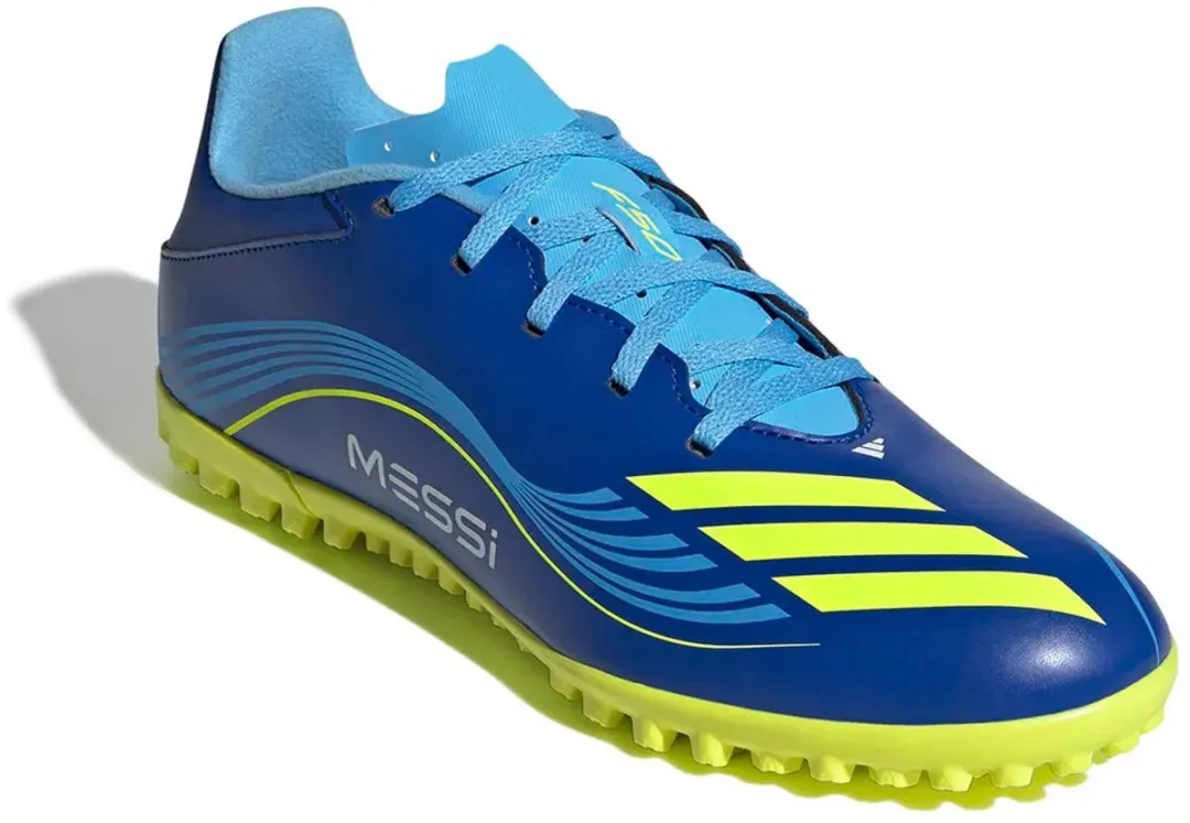 Adidas F50 Messi Club TF Voetbalschoenen 45 1/3 - Blauw - afbeelding 6 van 6