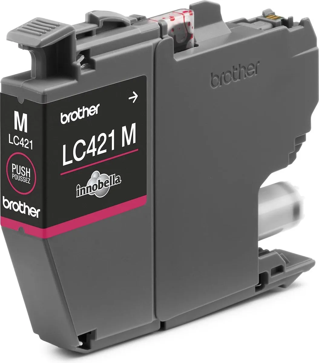Brother LC-421 Magenta Inktcartridge - 200 Stuks
