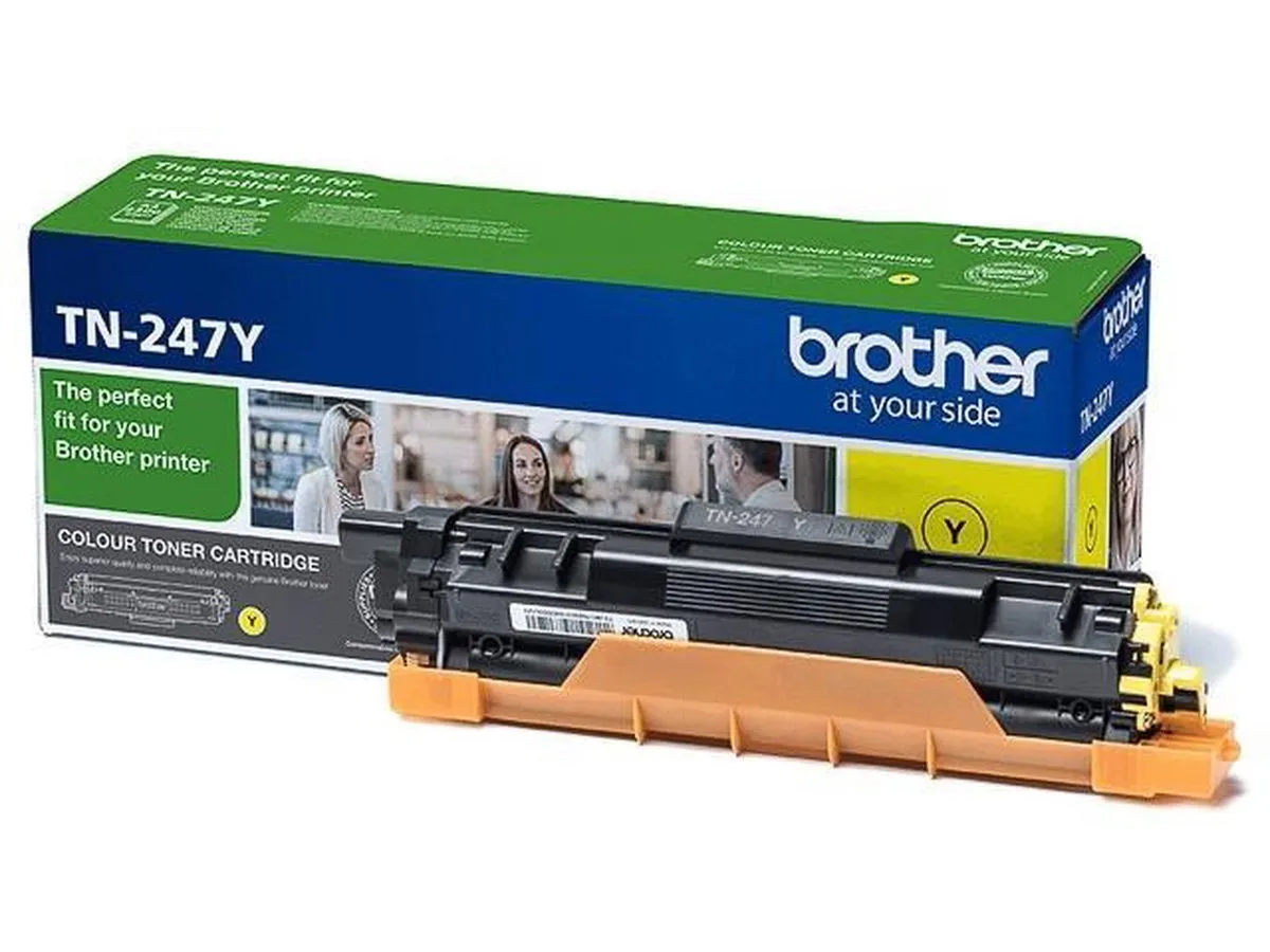 Brother TN-247Y Tonercartridge Geel - 4 Stuks