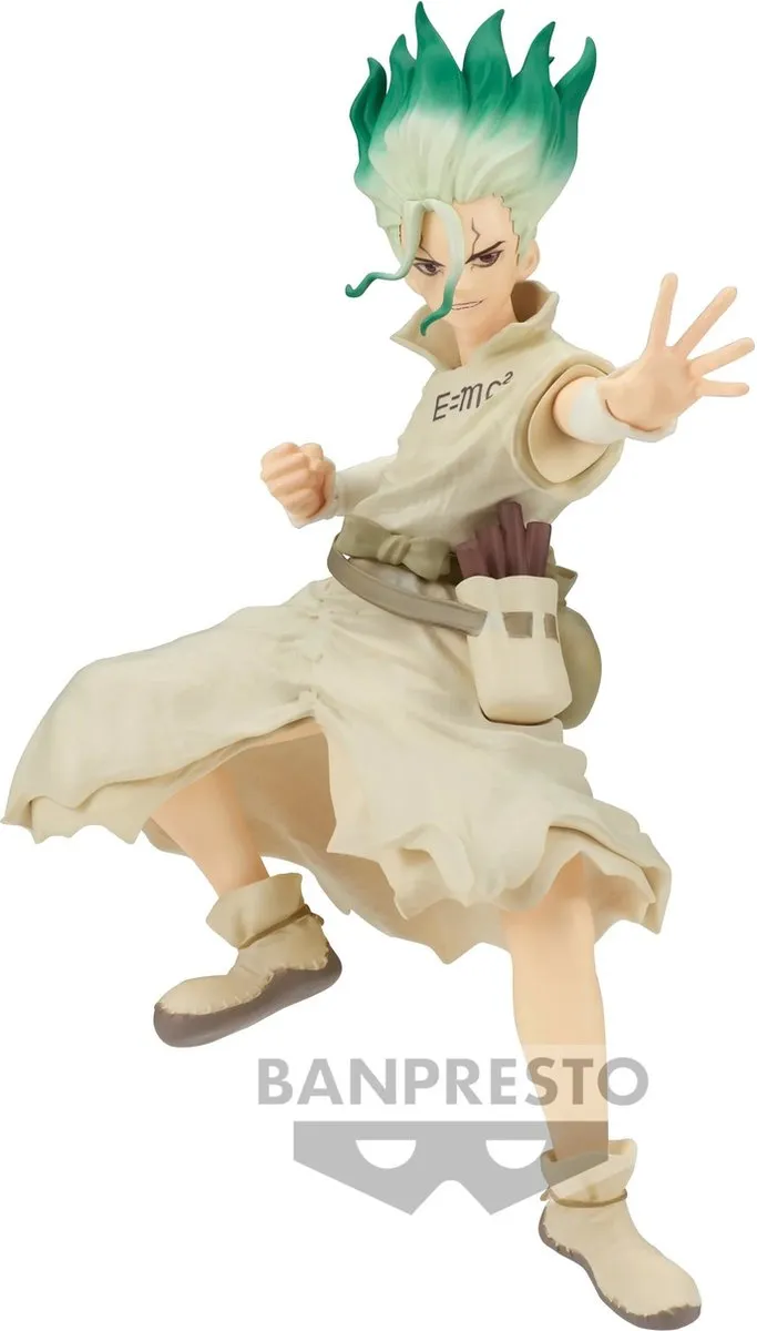 Banpresto Dr. Stone Senku Ishigami II Figuur 15cm - Multicolor