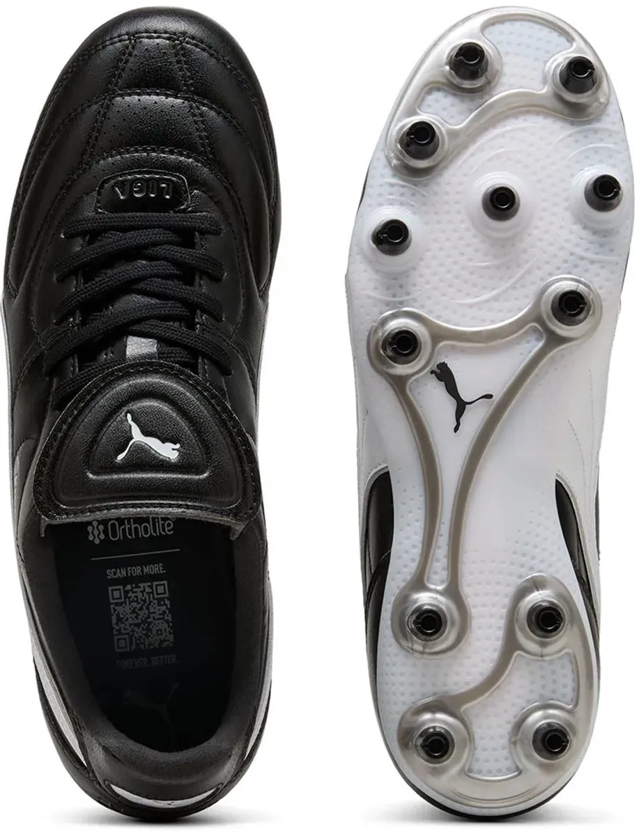 PUMA King Liga FG/AG Voetbalschoenen 41 - Zwart