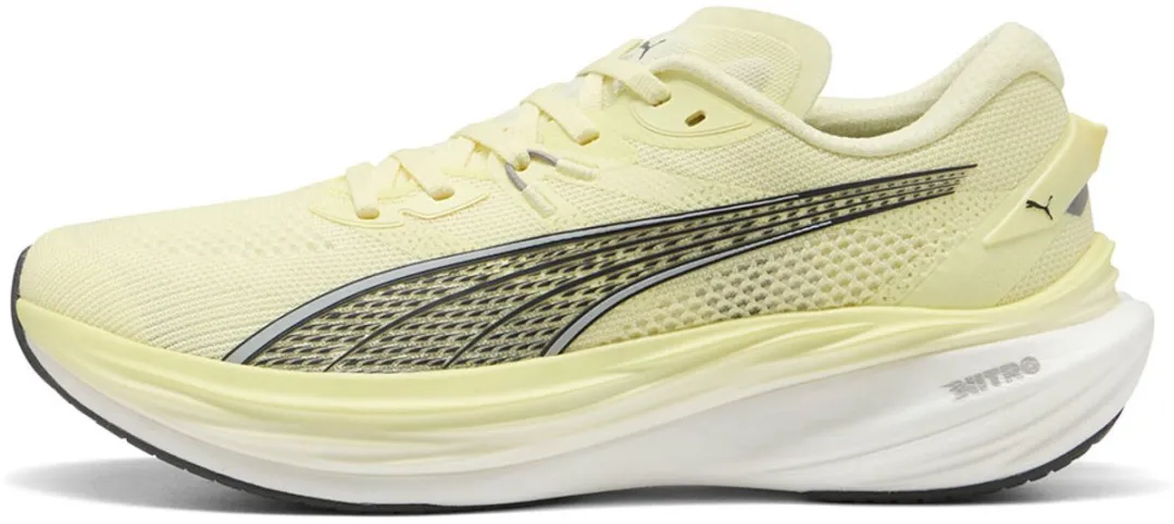 PUMA Deviate Nitro 3 Hardloopschoenen - 42 - Geel/Grijs