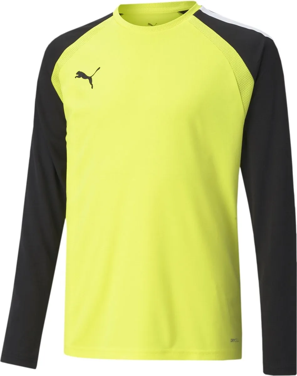 PUMA Teampacer Keepershirt Lange Mouw Kinderen - Fluogeel/Zwart 164