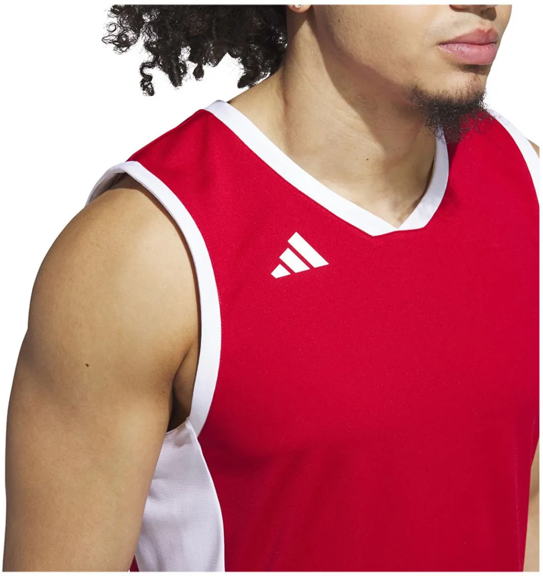 Adidas 3G Speed Reversible Mouwloos T-shirt - Team Power Red M