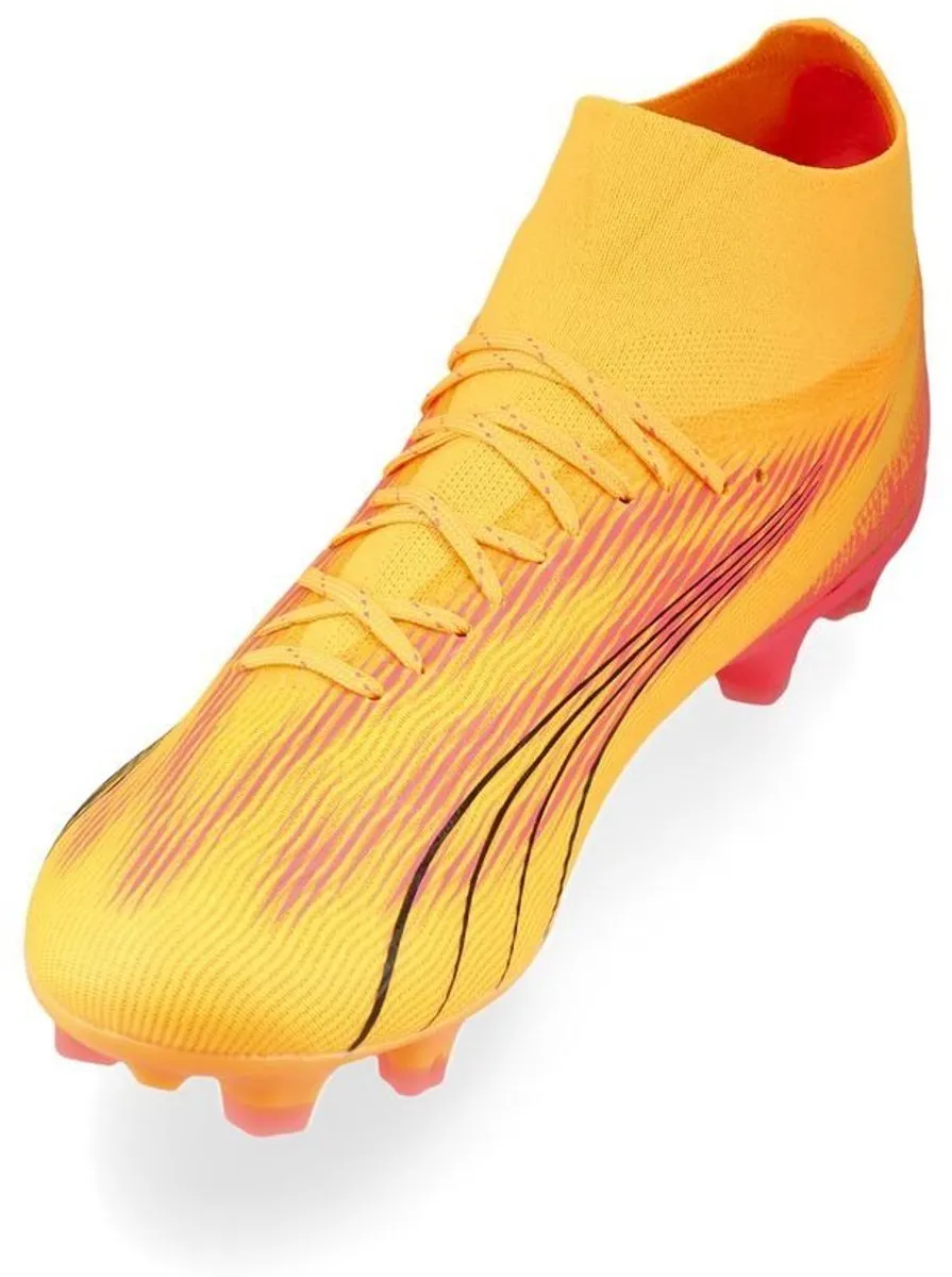 PUMA Ultra Pro FG Voetbalschoenen 41 - Sun Stream/Black/Sunset Glow