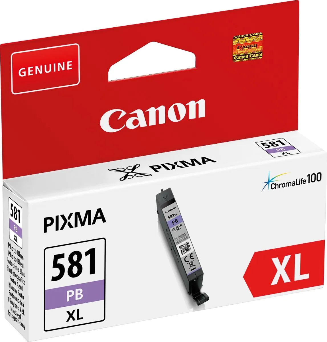 Canon CL-581PB XL Inktcartridge Fotoblauw - 505 Pagina's