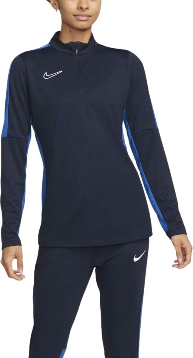 Nike Dri-FIT Academy 23 Trainingssweater Dames M - Donkerblauw