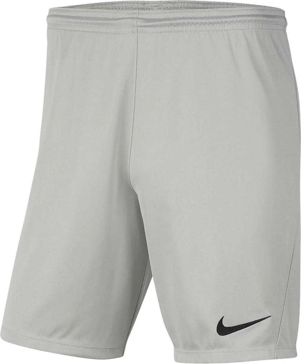 Nike Park III Short BV6855-017 - S - Lichtgrijs