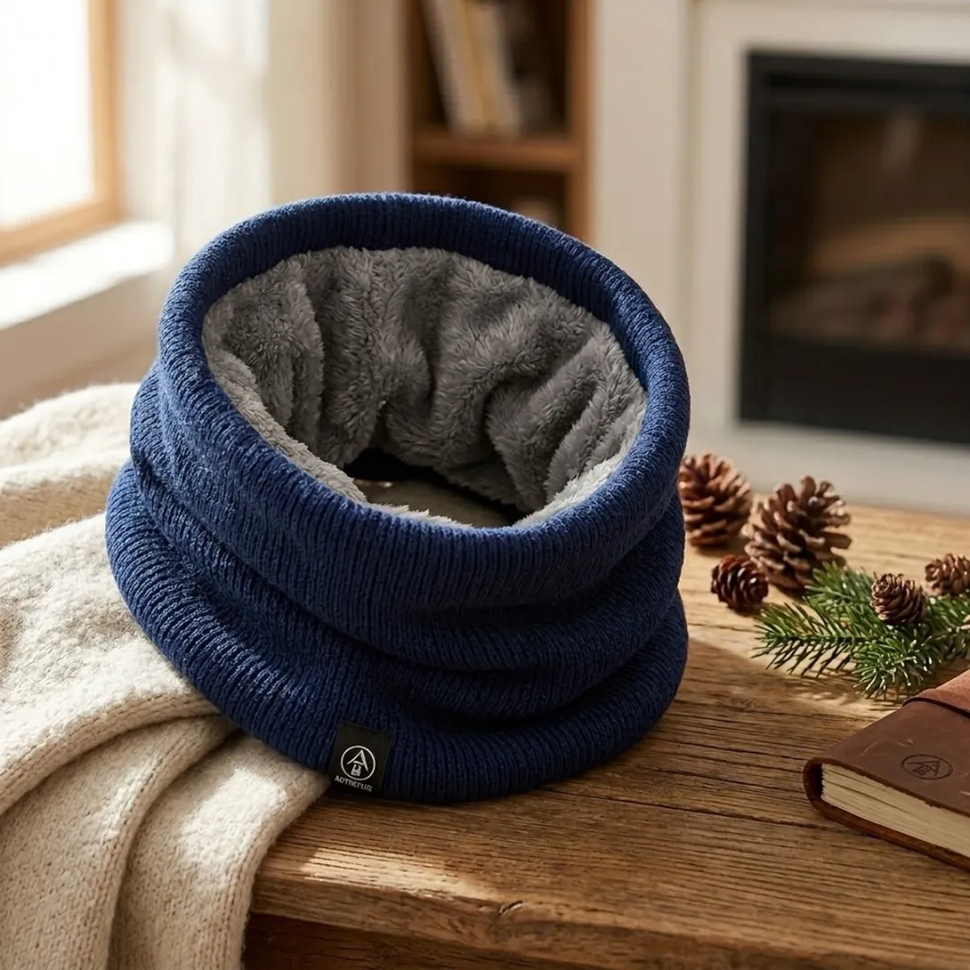 NuveX Nekwarmer Marineblauw - One Size