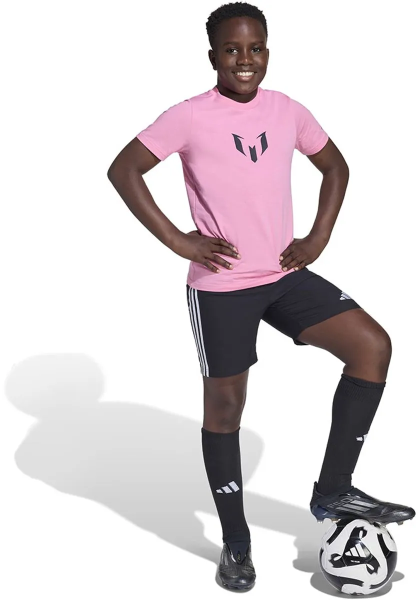 Adidas Messi Graphic T-shirt - 146/152 - Roze