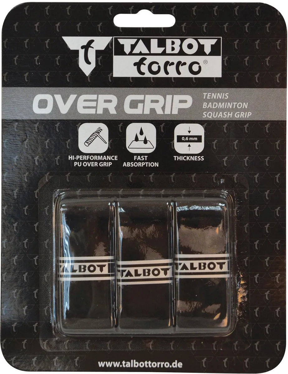 Schildkröt Badminton Overgrip Set 3 Stuks