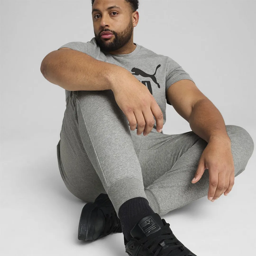 PUMA Ess No 1 Logo Slim Fit Trainingsbroek - Grijs - XL