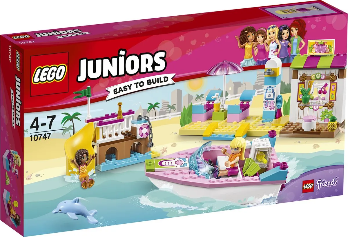 LEGO Juniors Andrea en Stephanie's Strandvakantie 10747