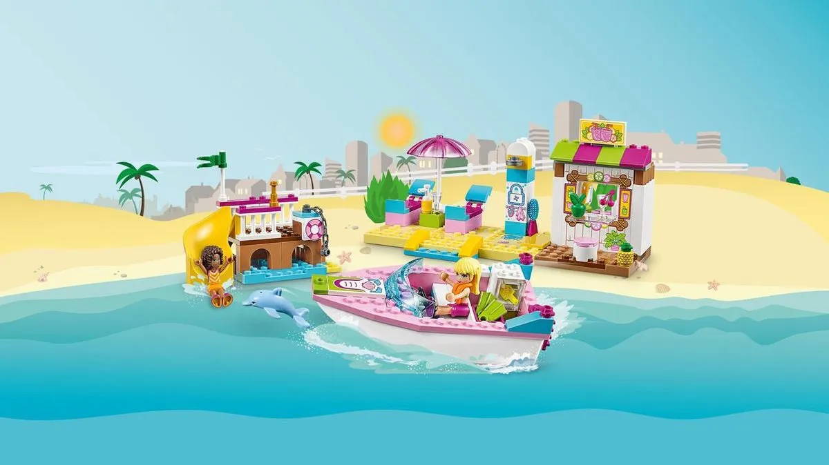 LEGO Juniors Andrea en Stephanie's Strandvakantie 10747 - 143 Stukken - afbeelding 3 van 6