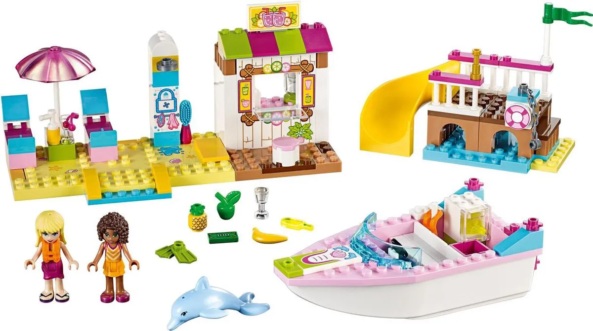 LEGO Juniors Andrea en Stephanie's Strandvakantie 10747 - 143 Stukken - afbeelding 2 van 6