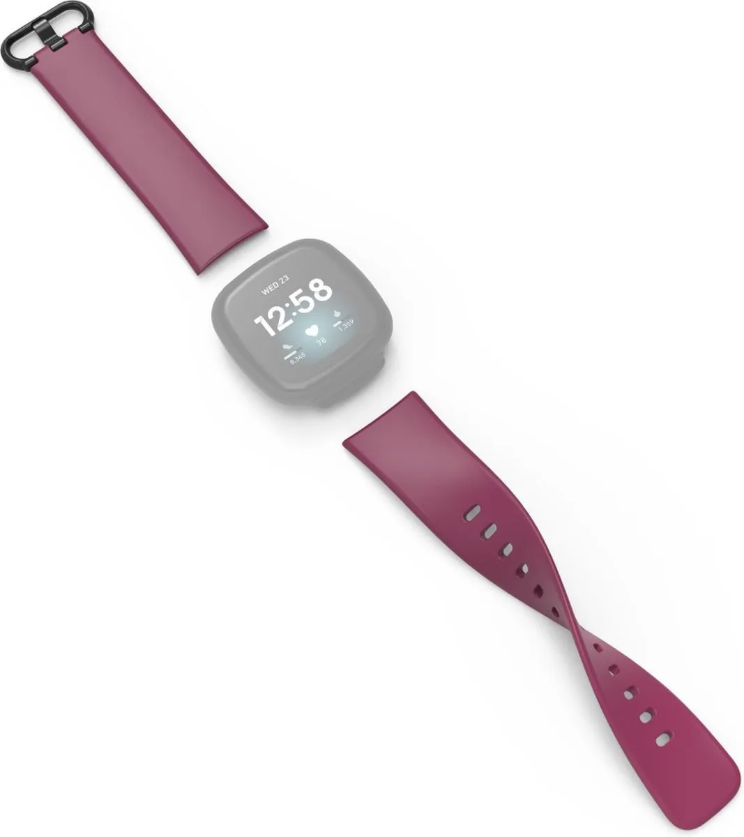Hama Polsband Fitbit Versa 3/Sense - Bordeaux