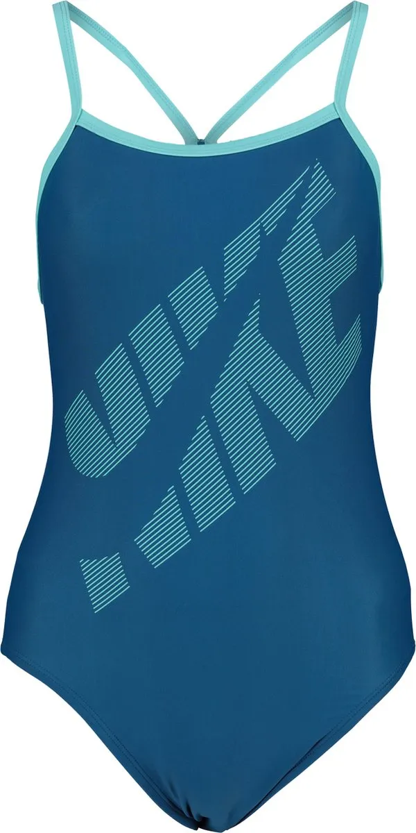 Nike Swim Tilt Logo Badeanzug 36 - Industrial Blue