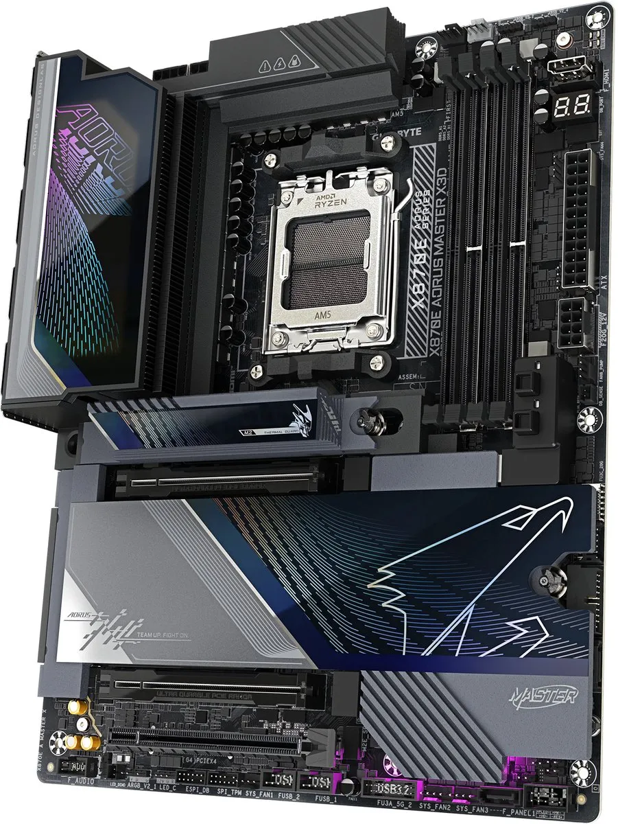 Gigabyte X870E AORUS Master X3D AM5 - ATX Moederbord