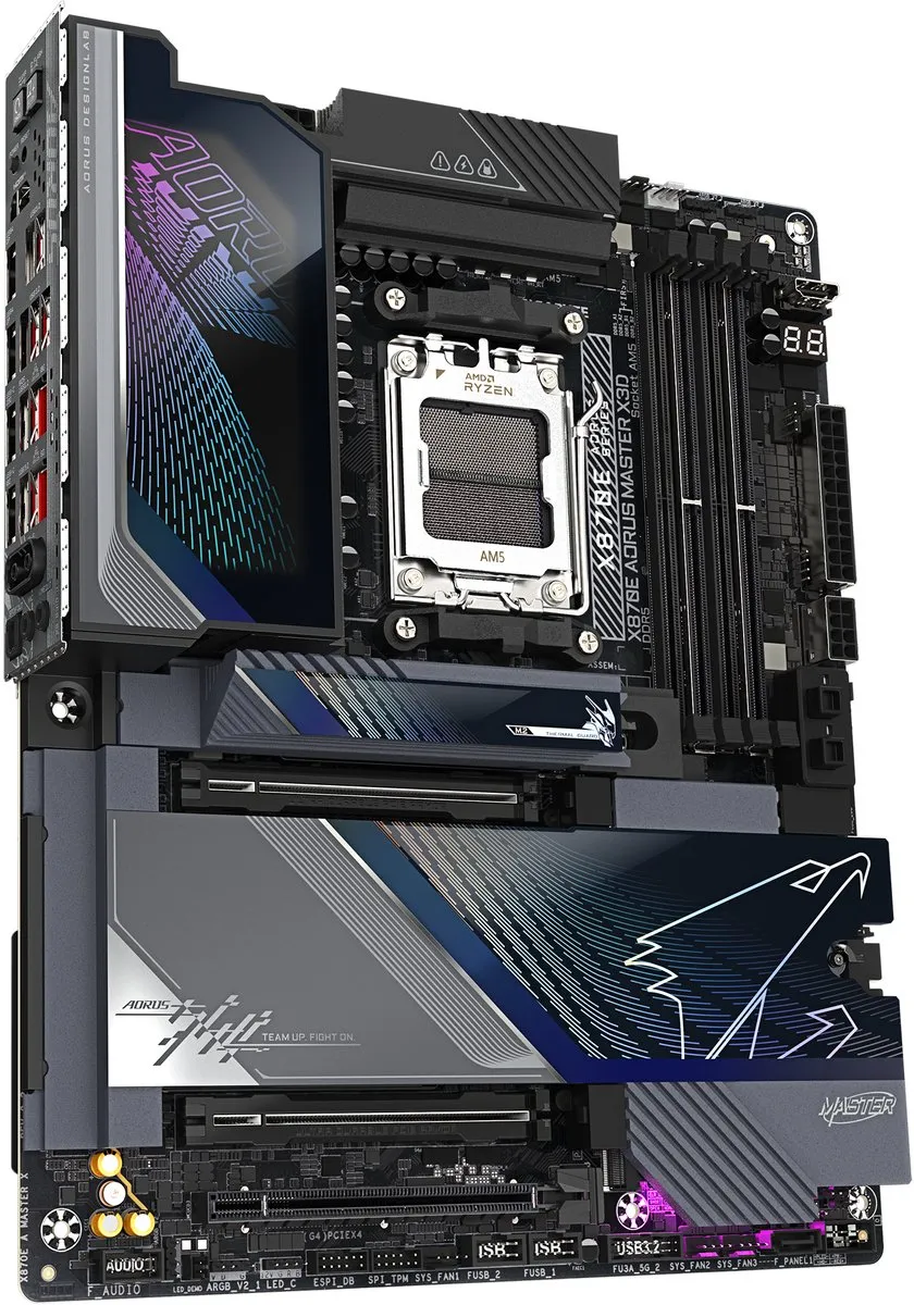 Gigabyte X870E AORUS Master X3D AM5 - ATX Moederbord - afbeelding 6 van 6