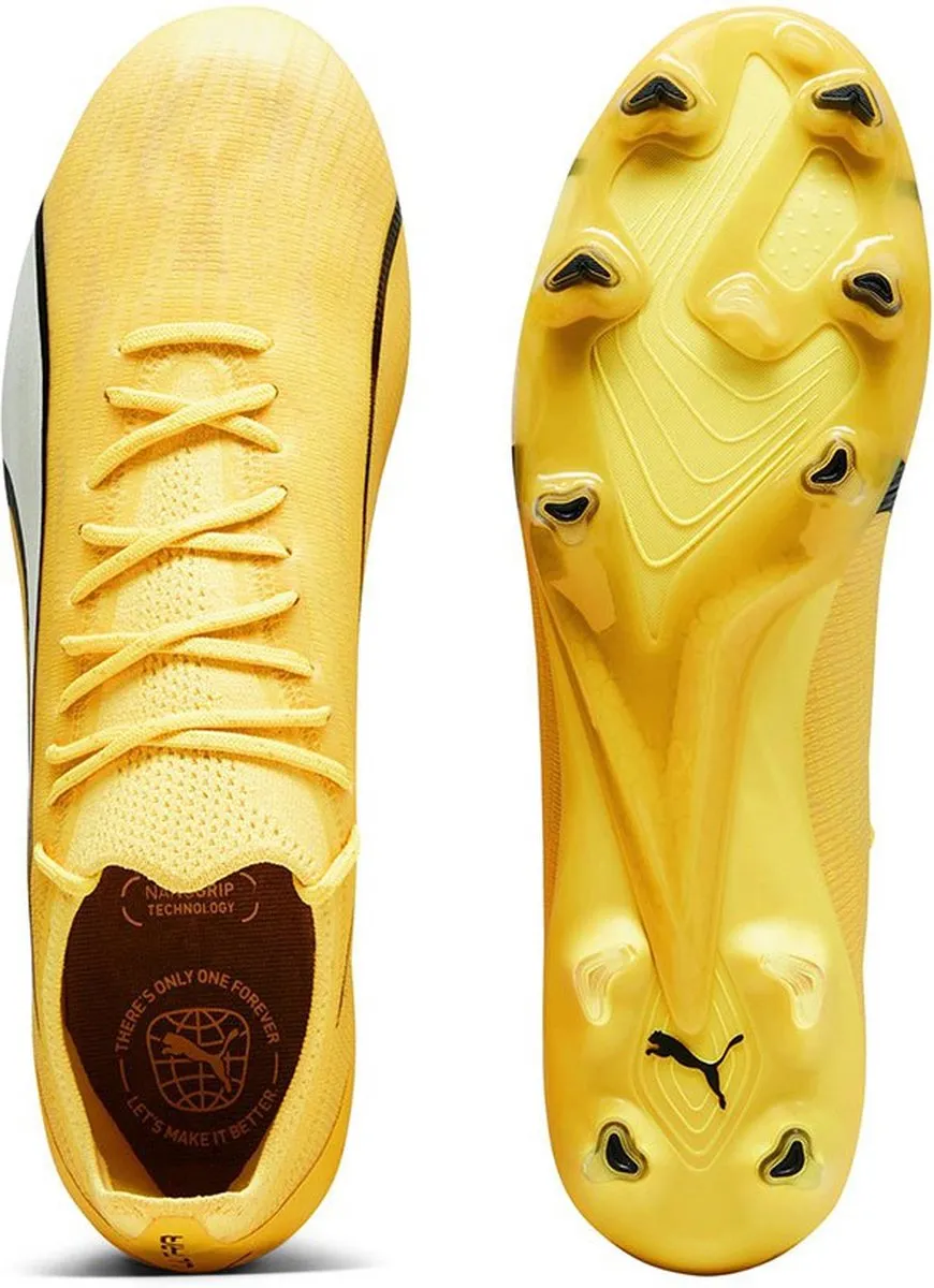 PUMA Ultra Ultimate FG/AG Voetbalschoenen - Geel - Maat 46