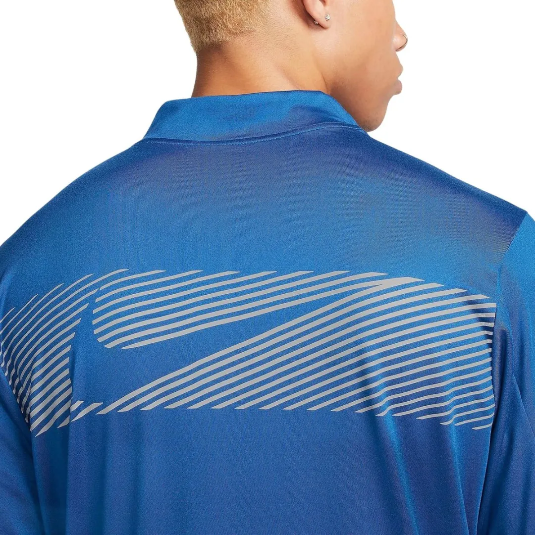 Nike Dri-FIT Element Flash Half-Zip Hardloopshirt Heren L - Blauw