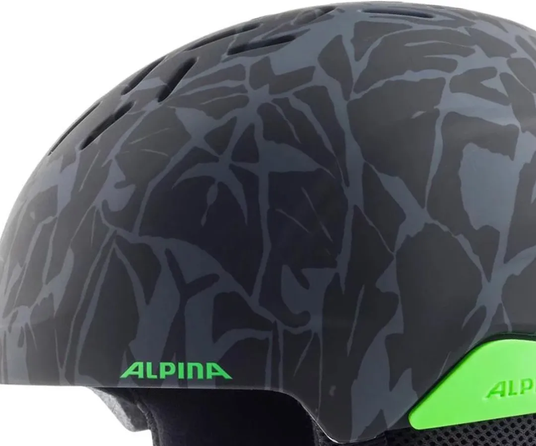 Alpina Pizi Junior Skihelm - 51-55cm Zwart Groen - afbeelding 6 van 6