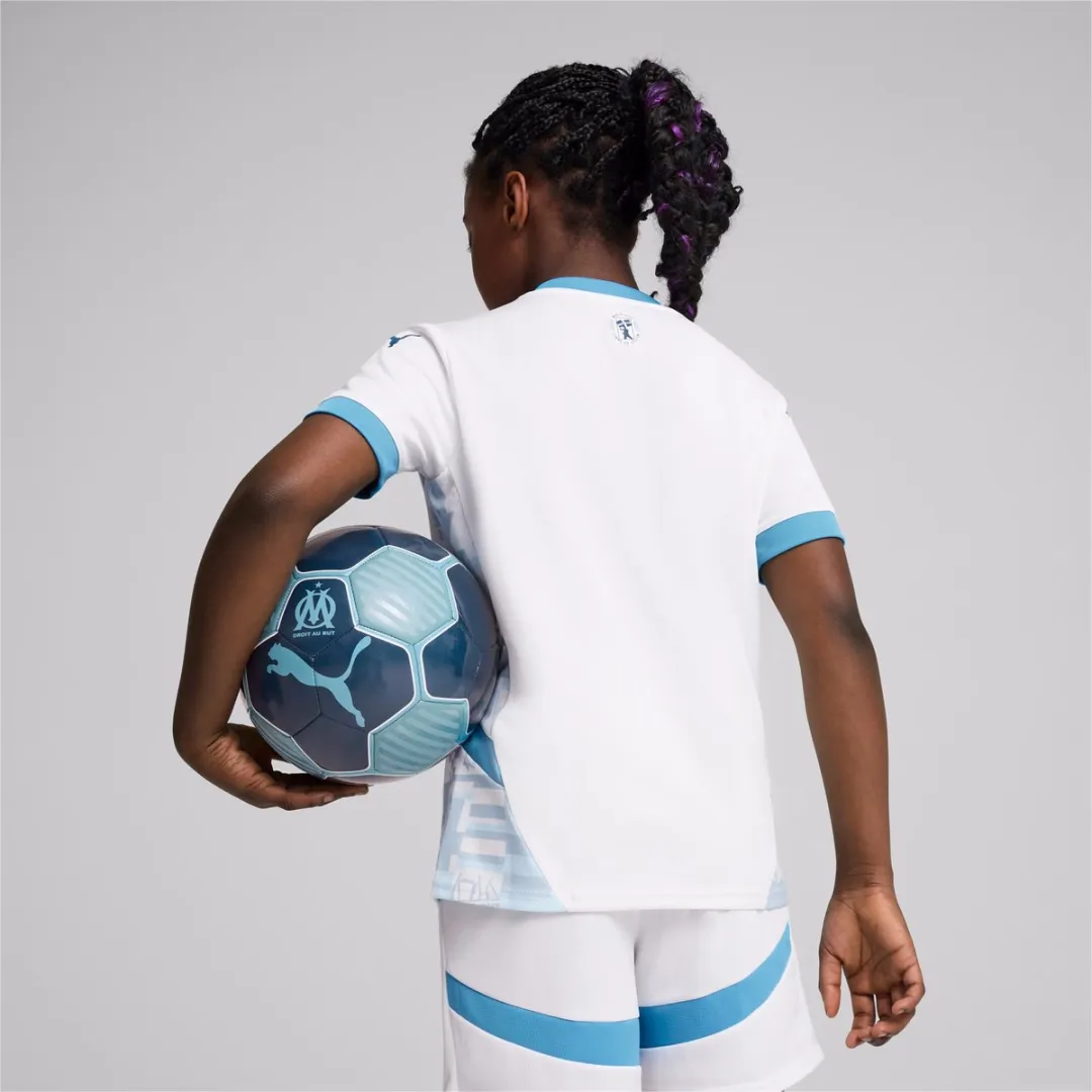 PUMA Olympique Marseille Thuis T-shirt Junior 104 - Wit