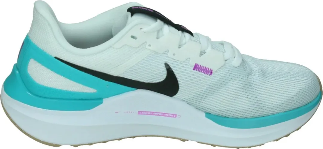 Nike Zoom Structure 25 Hardloopschoenen 42 - Wit/Blauw/Zwart - afbeelding 6 van 6