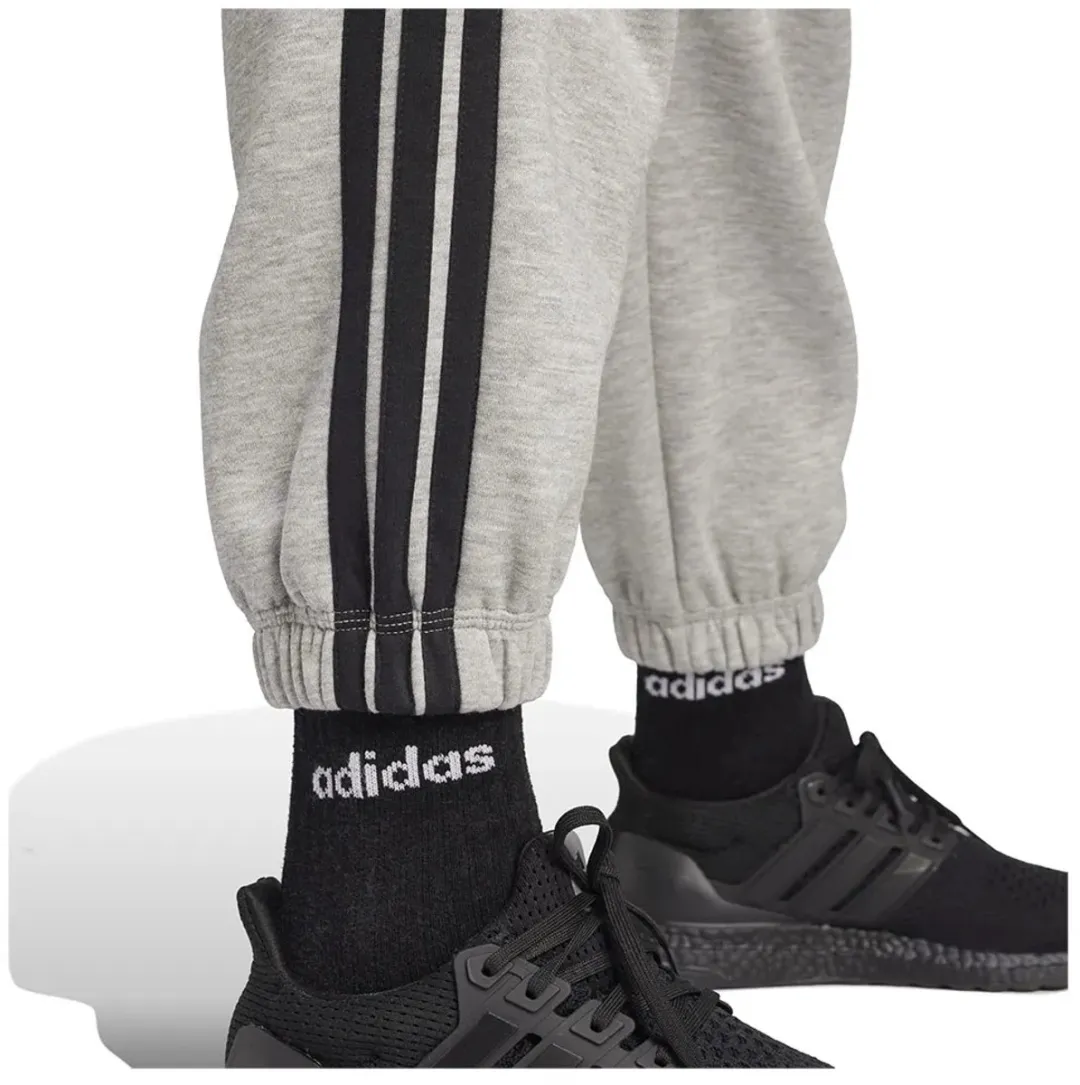 adidas Essentials 3 Stripes Fleece Joggers - Grijs M