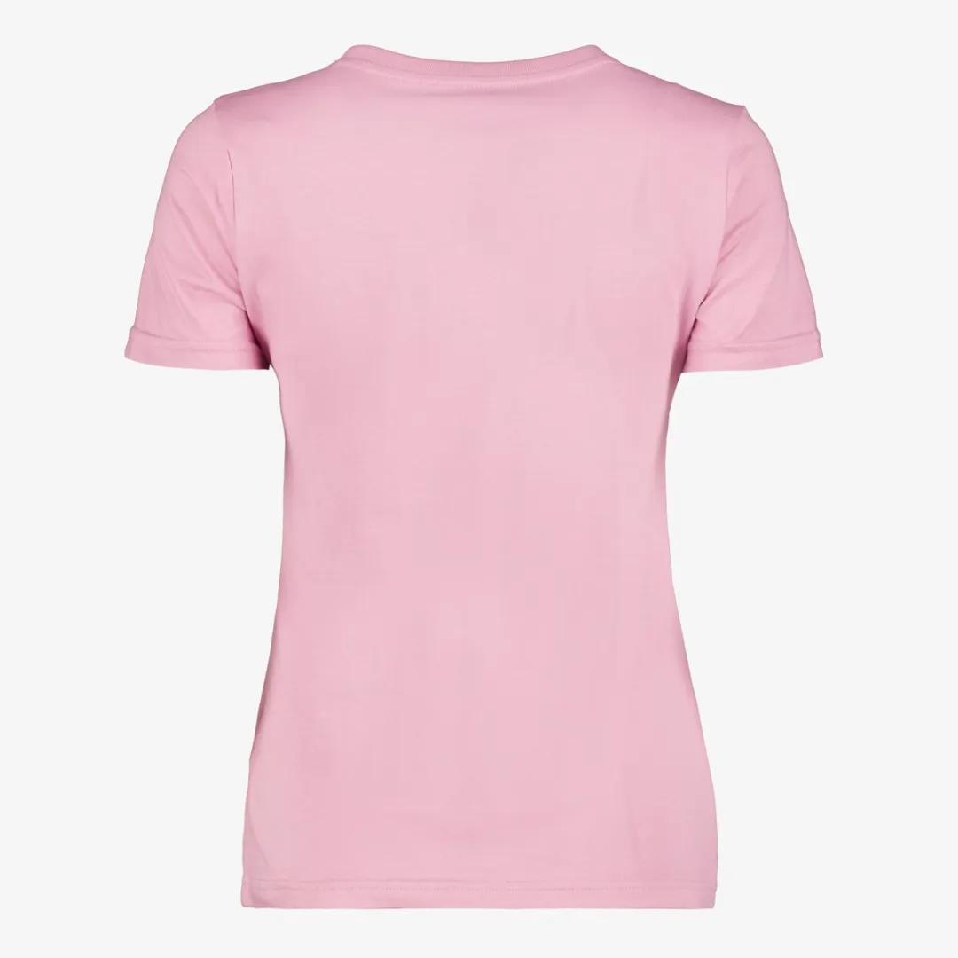 PUMA ESS Metallic No. 1 Logo Dames T-shirt - Roze