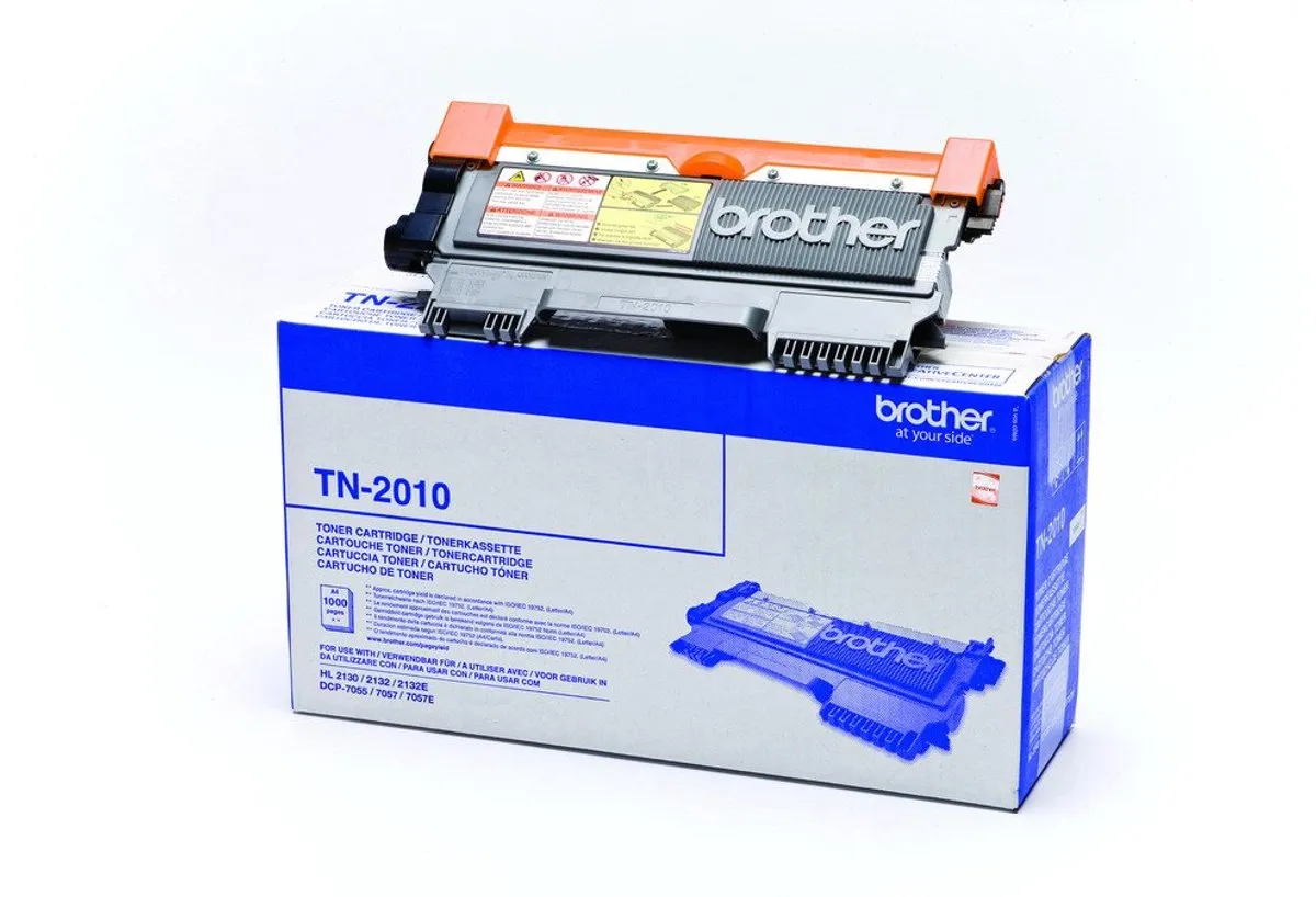 Brother TN-2010 Tonercartridge - Zwart