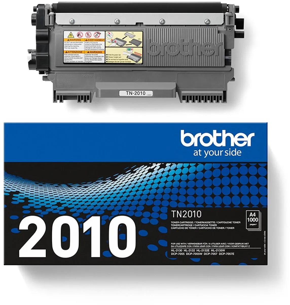 Brother TN-2010 Tonercartridge - Zwart