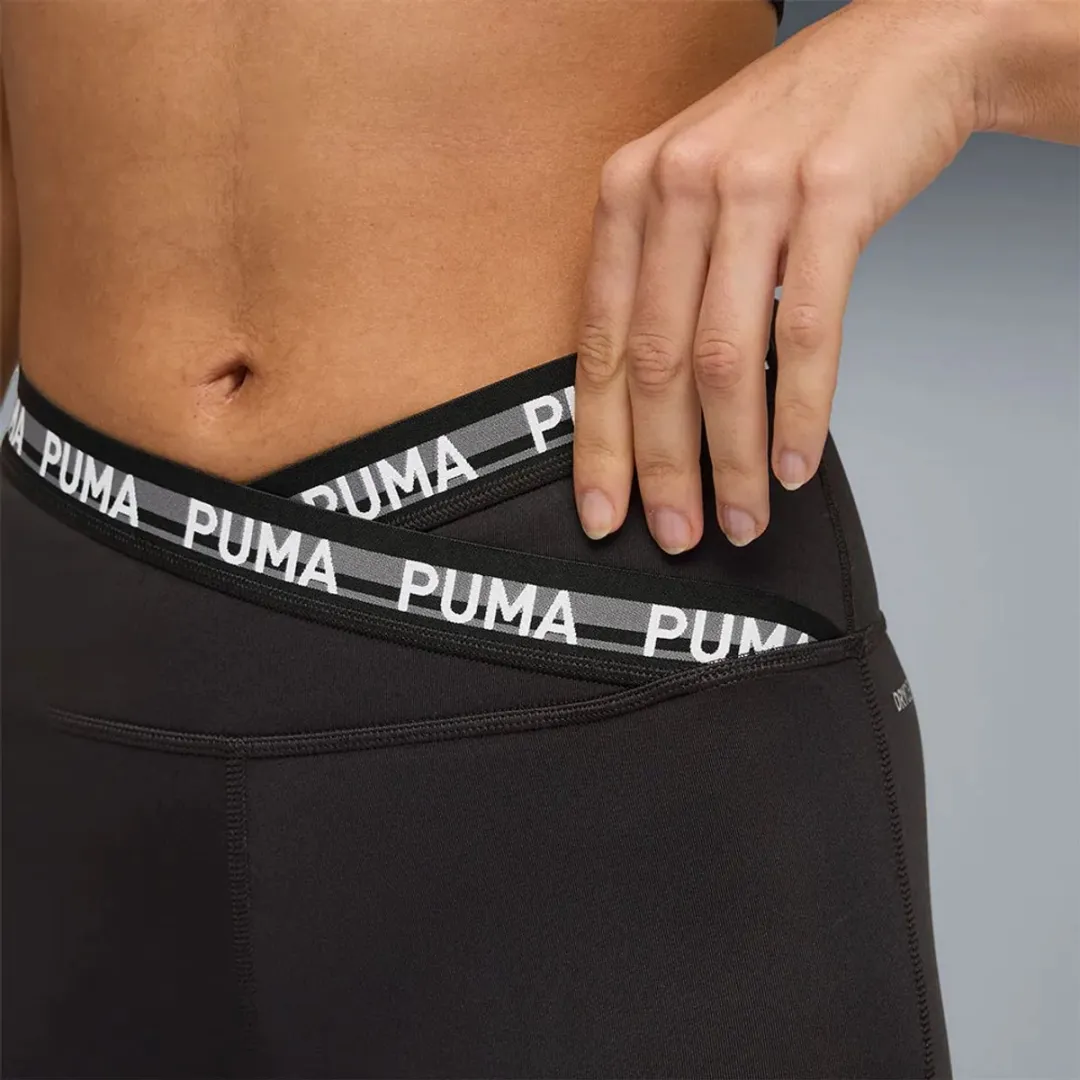 PUMA Strong Cross Hoge Taille Leggings 7/8 - Zwart S