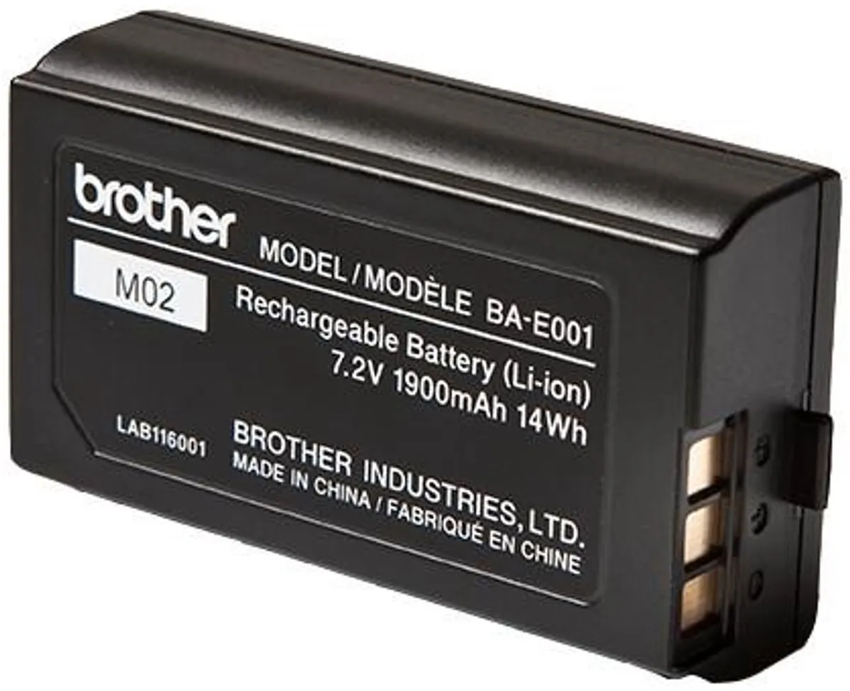 Brother BAE001 Accu - Zwart