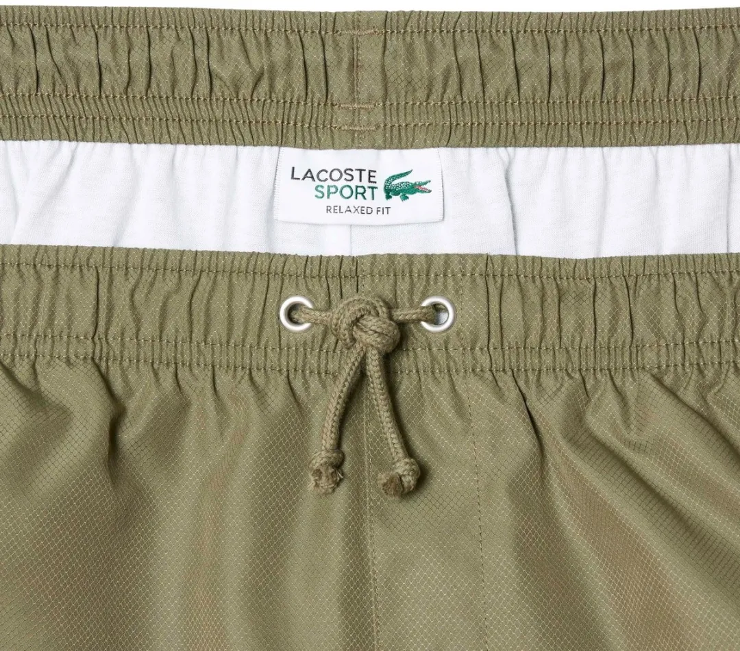 Lacoste Sport Short Heren S - Olijfgroen