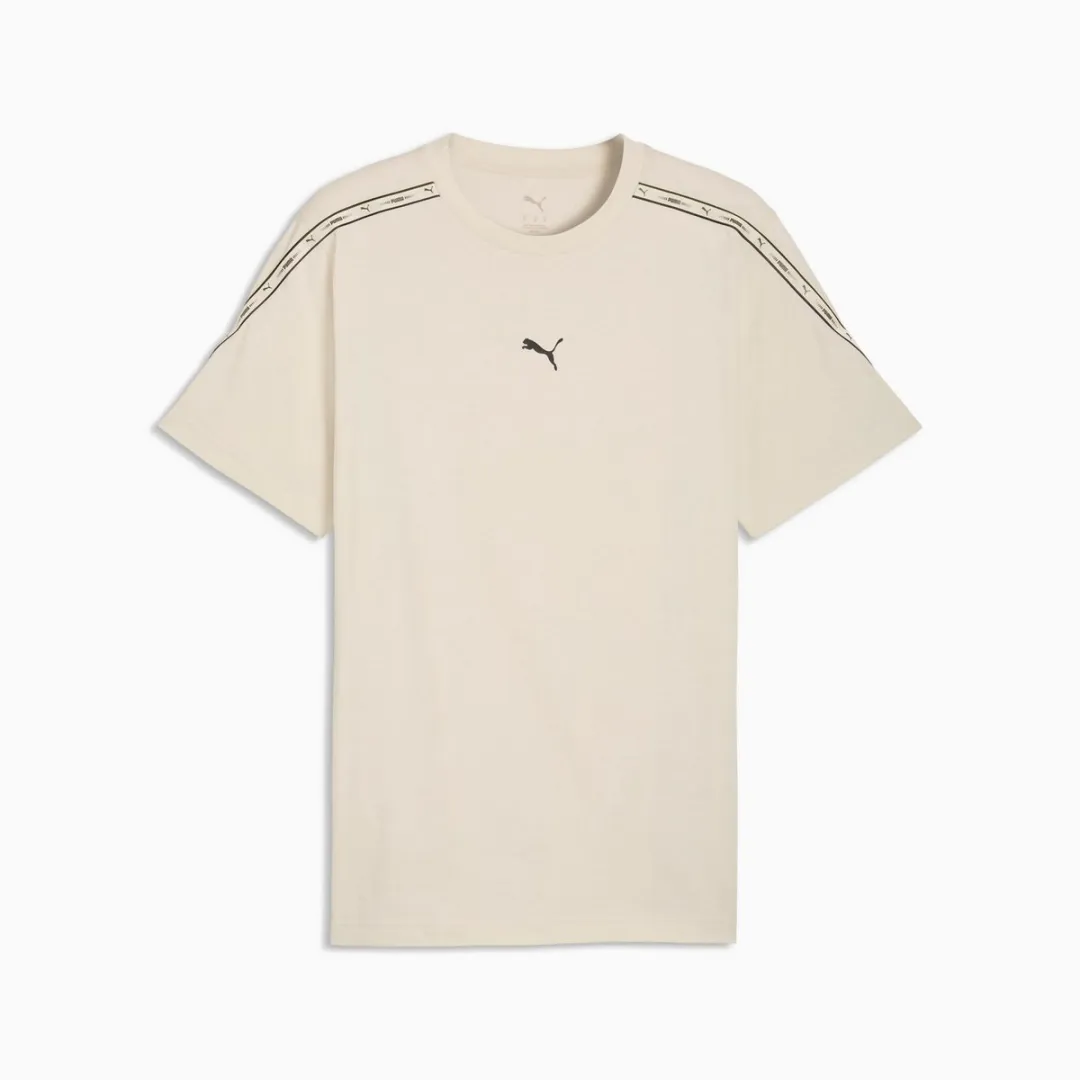 PUMA Ess Tape T-shirt - XL - Ecru