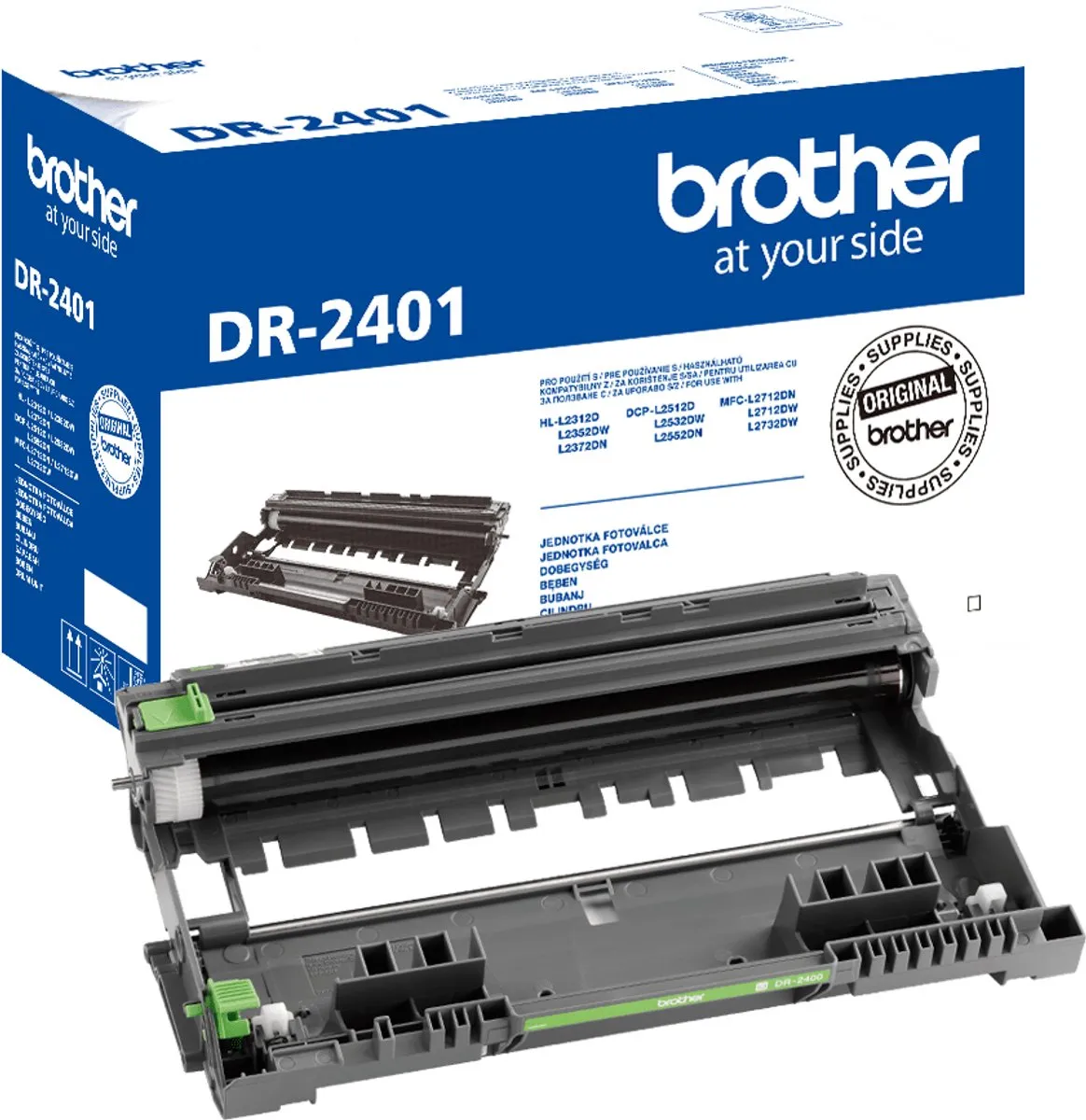 Brother DR-2401 Printertrommel - Zwart-wit