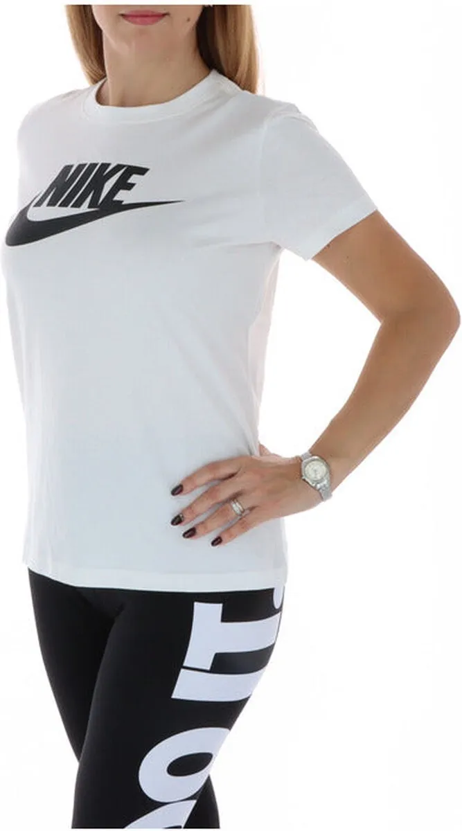 Nike Sportswear Essential Icon Futura Dames T-shirt BV6169-100 - XS