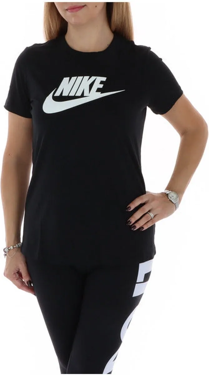Nike Sportswear Essential Icon Futura Dames T-shirt BV6169-100 - XS